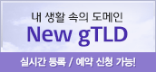 New gTLD 실시간 등록 배너